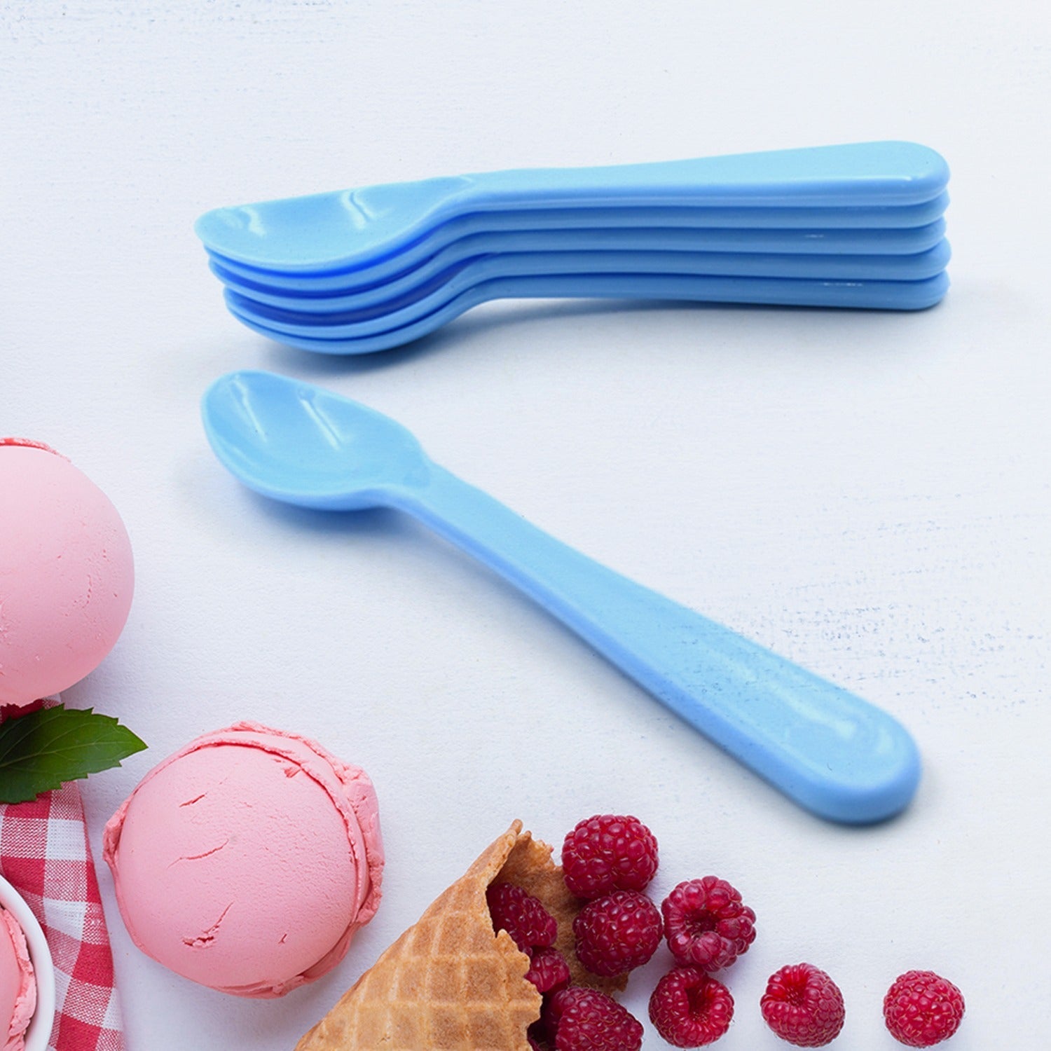 5349 Food Plastic Spoon Set, Plastic Table Spoon Set Plastic Tea Spoon, Coffee with ABS Plastic, Heat-Resistant Spoon (6 Pc Set ) 5349 Food Plastic Spoon Set, Plastic Table Spoon Set Plastic Tea Spoon, Coffee with ABS Plastic, Heat-Resistant Spoon (6 Pc Set )